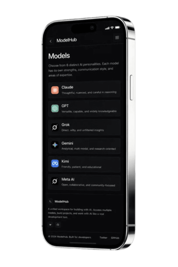 ModelHub Mobile App